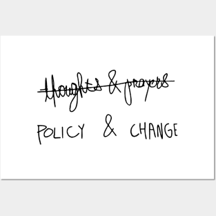 Policy and Change Activist Posters and Art